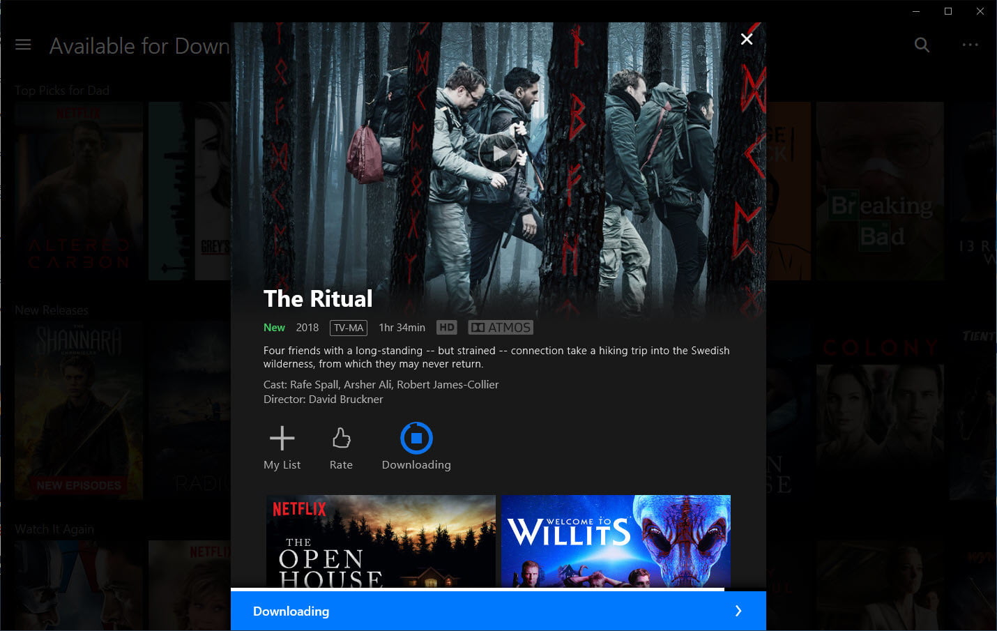 download netflix movies for offline viewing mac